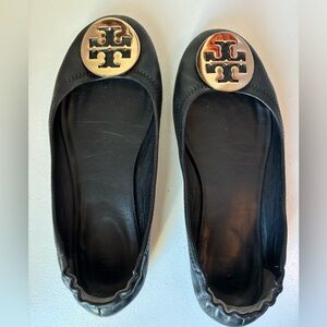 Tory Burch Black Ballet Flats